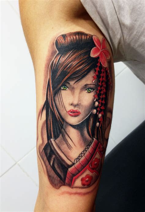 japanese geisha tattoo ideas|cute geisha tattoos.